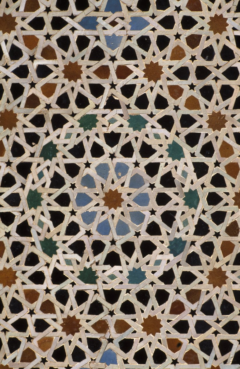 Bou Inania Madrasa, zellij-laatta (keraaminen) tekijältä Moroccan School