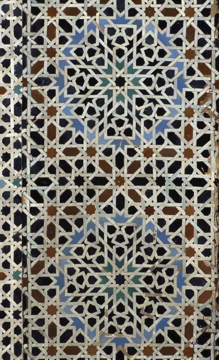 Bou Inania Madrasa, zellij-laatat, c14 (keraaminen) tekijältä Moroccan School