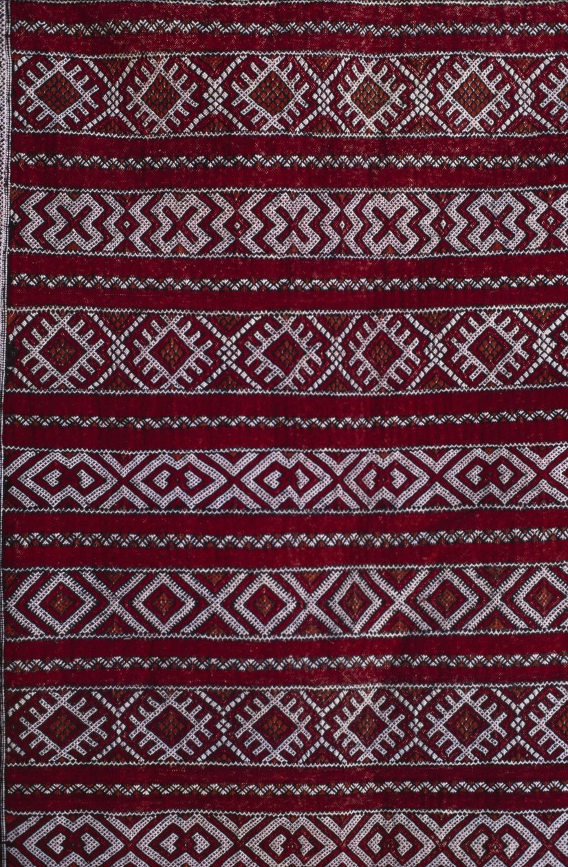 Matto, yksityiskohta (villa) tekijältä Moroccan School