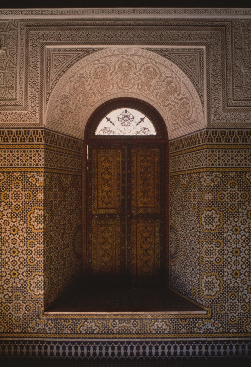 Thamiel glaouin kasbah, ikkuna (keraaminen) tekijältä Moroccan School