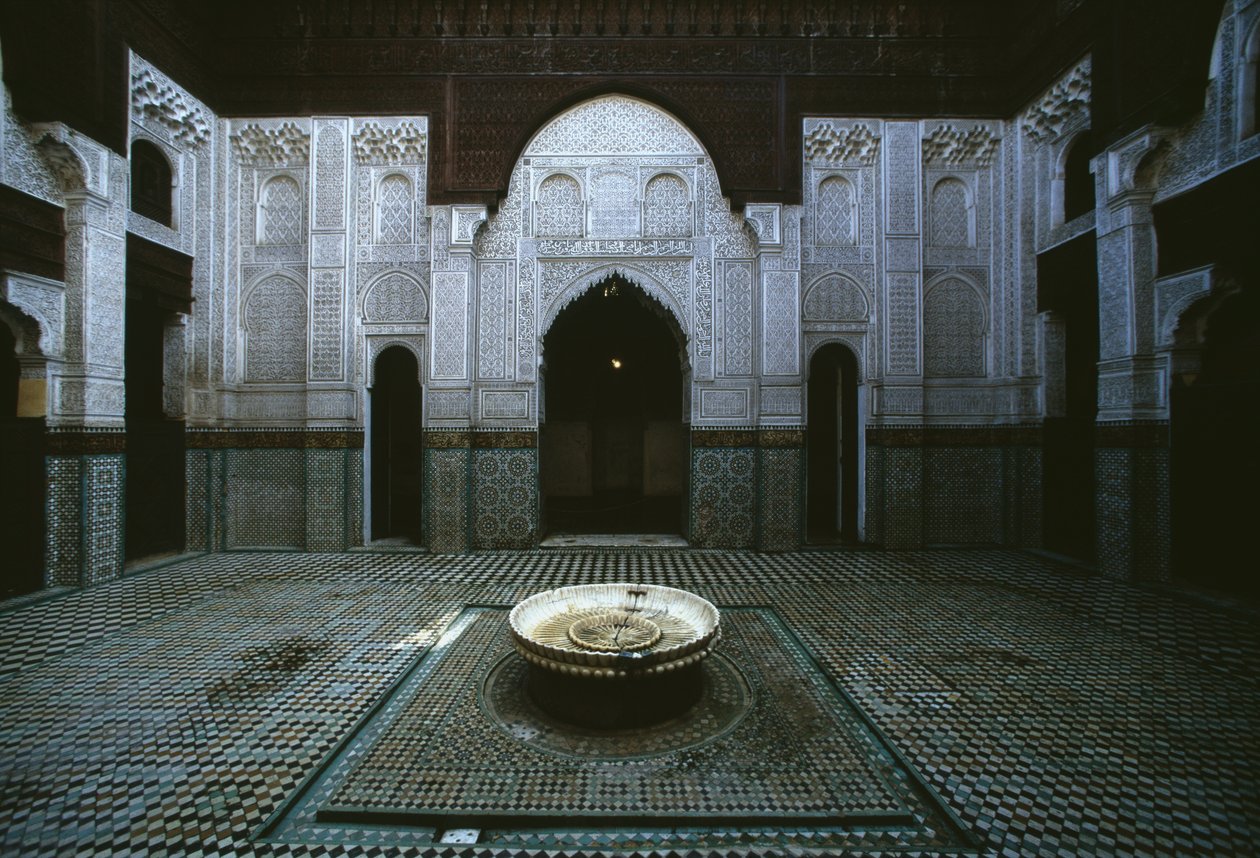 Bo Inman koulu, sisäpiha tekijältä Moroccan School