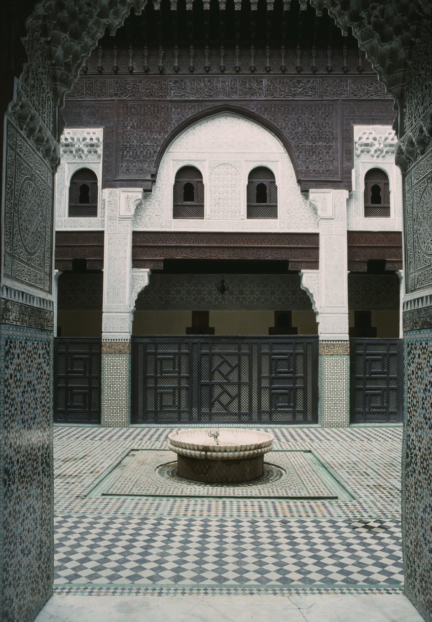 Bo Inman koulu, sisäpiha tekijältä Moroccan School