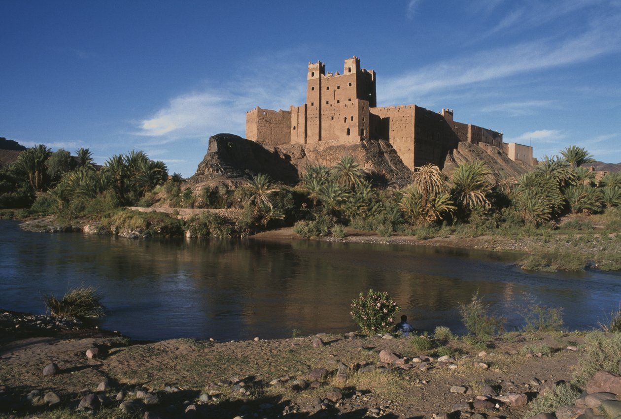 Näkymä ksarille, Draan laaksoon tekijältä Moroccan School