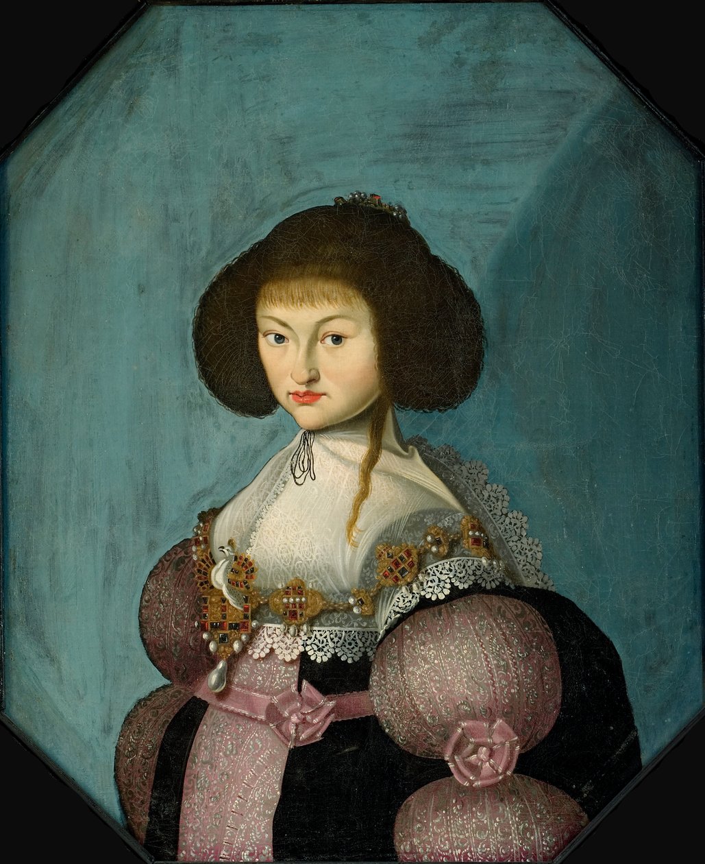 Saksin prinsessa Magdalene Sibylle 1617-1668,... herttuatar, Vuosina 1635-1660. tekijältä Morten Steenwinkel
