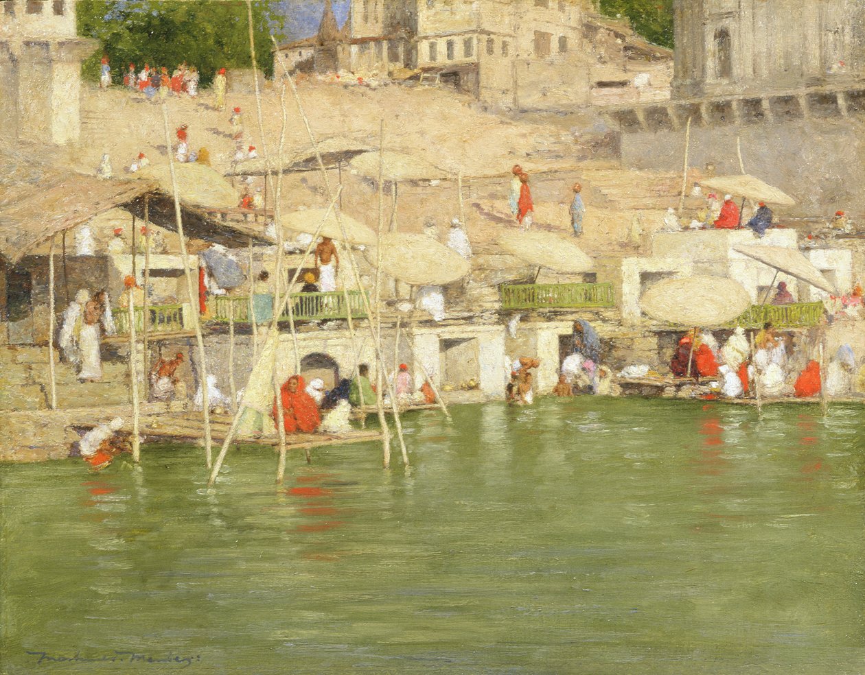 Benares, n. 1901 tekijältä Mortimer Ludington Menpes