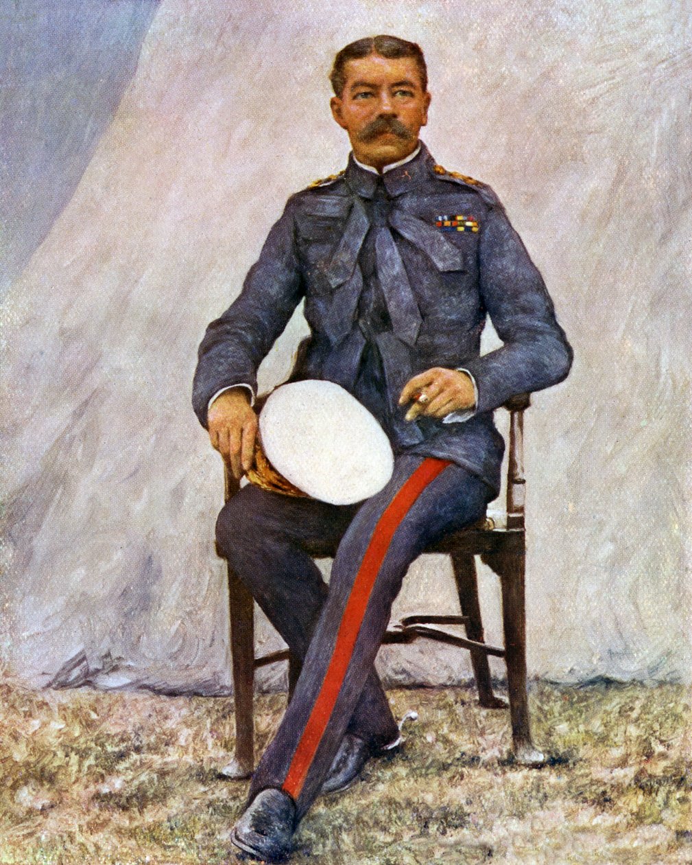 Lord Kitchenerin komentaja, Delhi Durbar 1903 tekijältä Mortimer Ludington Menpes
