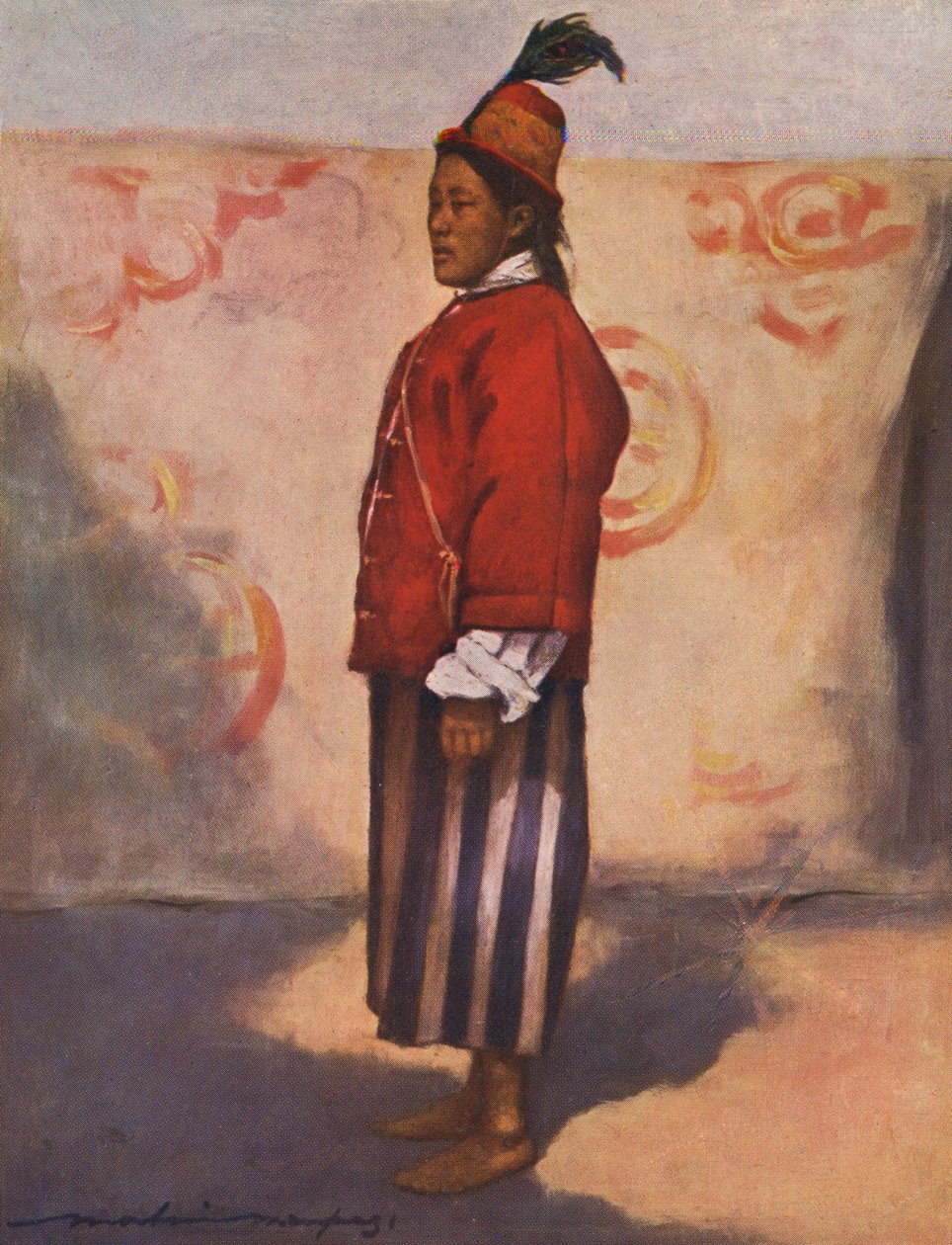 Sikkimin Maharajan sotilas - 1800-luku tekijältä Mortimer Ludington Menpes