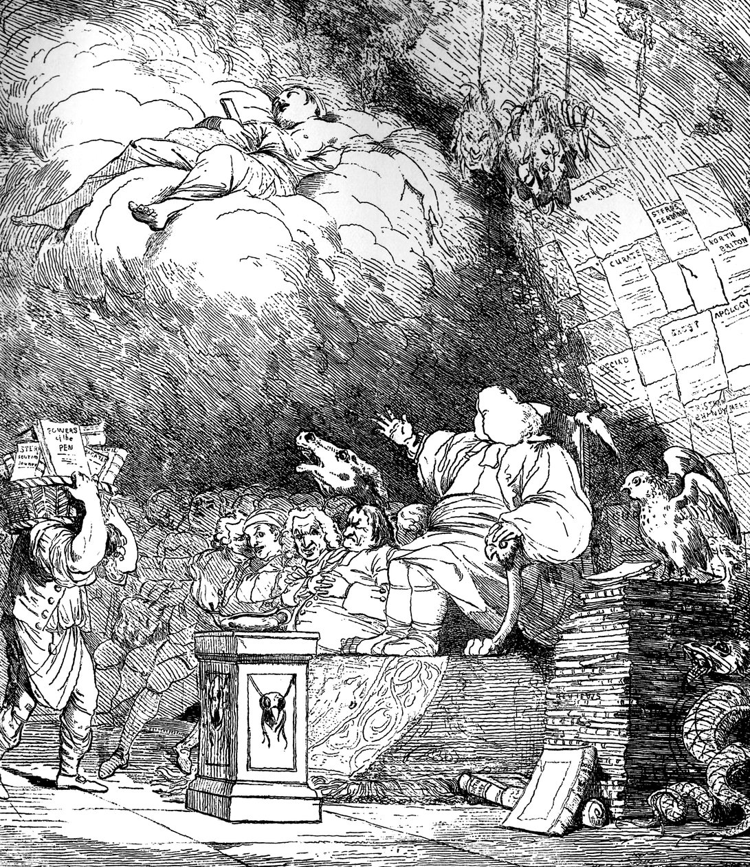 "Arvioijan luola", 1765. tekijältä Mortimer