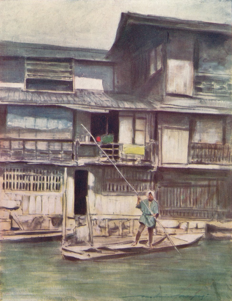 "A By-Canal", 1901 tekijältä Mortimer L Menpes
