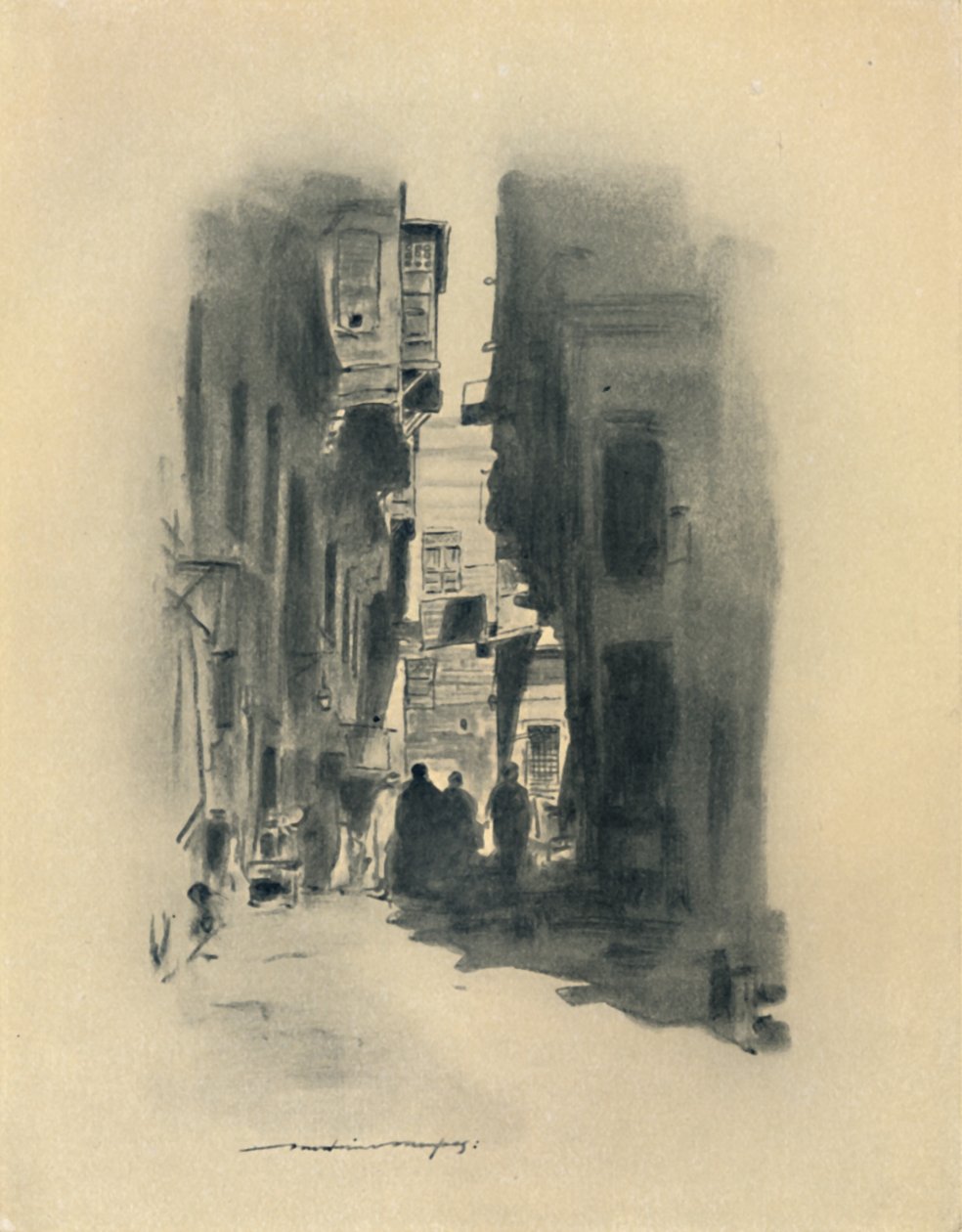 Kairon katu, 1903 tekijältä Mortimer L Menpes