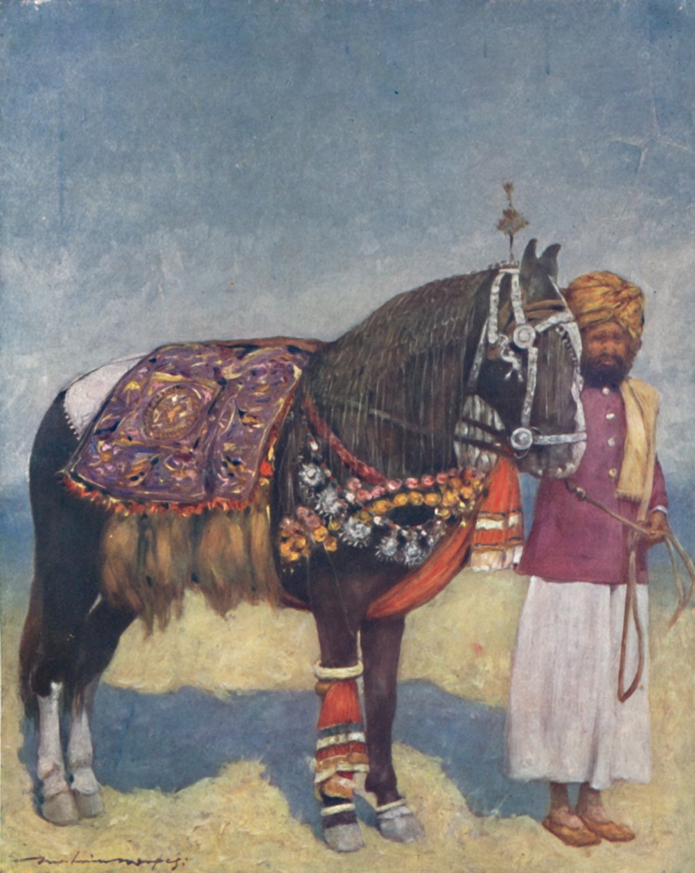 "Hevonen Jodhpurista", 1903 tekijältä Mortimer L Menpes