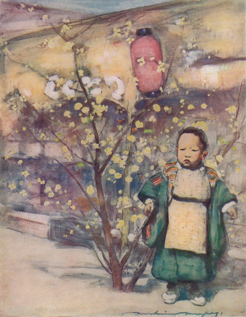 "Pikku japanilainen poika", c1887, 1901 tekijältä Mortimer L Menpes