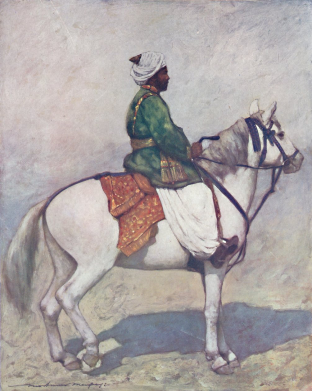 "Paithan Horseman", 1903 tekijältä Mortimer L Menpes