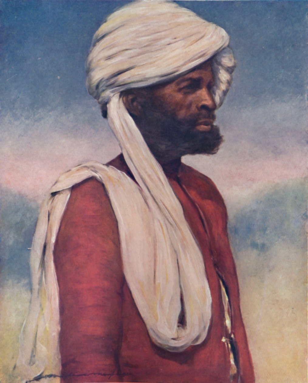 "A Retainer from Dhar", 1903 tekijältä Mortimer L Menpes