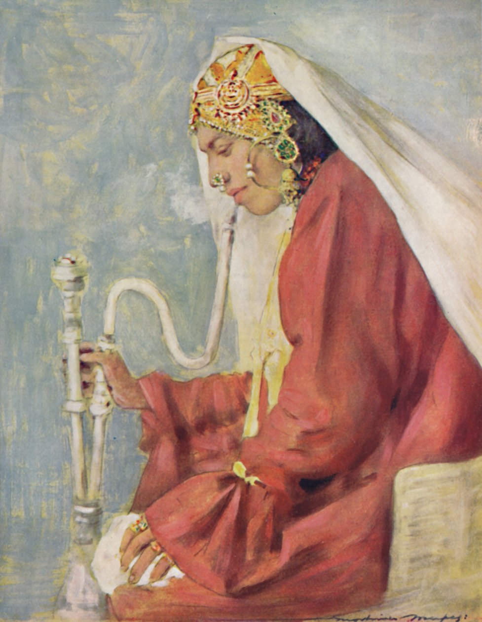 "Laulava tyttö", 1903 tekijältä Mortimer L Menpes