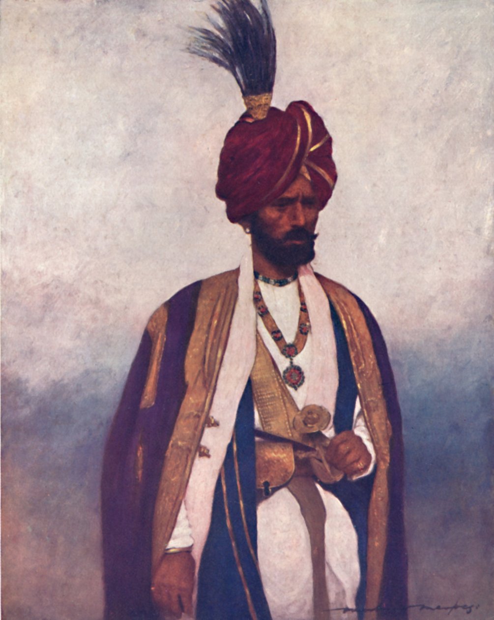 "Hänen korkeutensa Dogra Sowarin sotilas", 1903 tekijältä Mortimer L Menpes