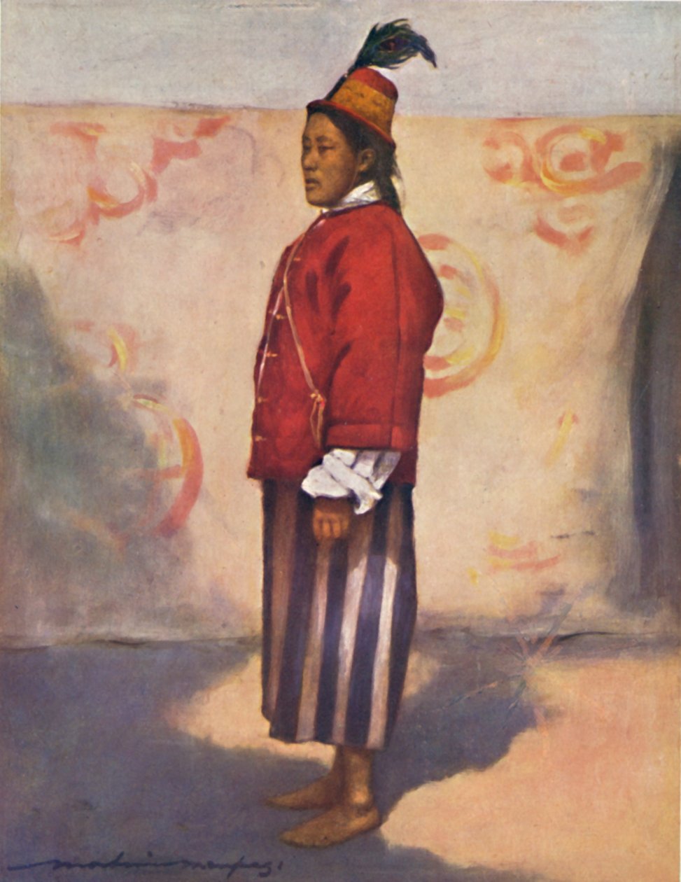 "Sikkimin maharadajan sotilas", 1903 tekijältä Mortimer L Menpes