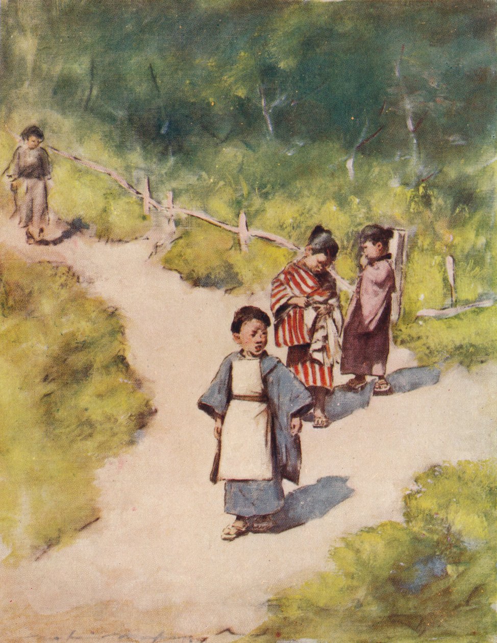 "A Sunny Stroll", 1887, 1901 tekijältä Mortimer L Menpes