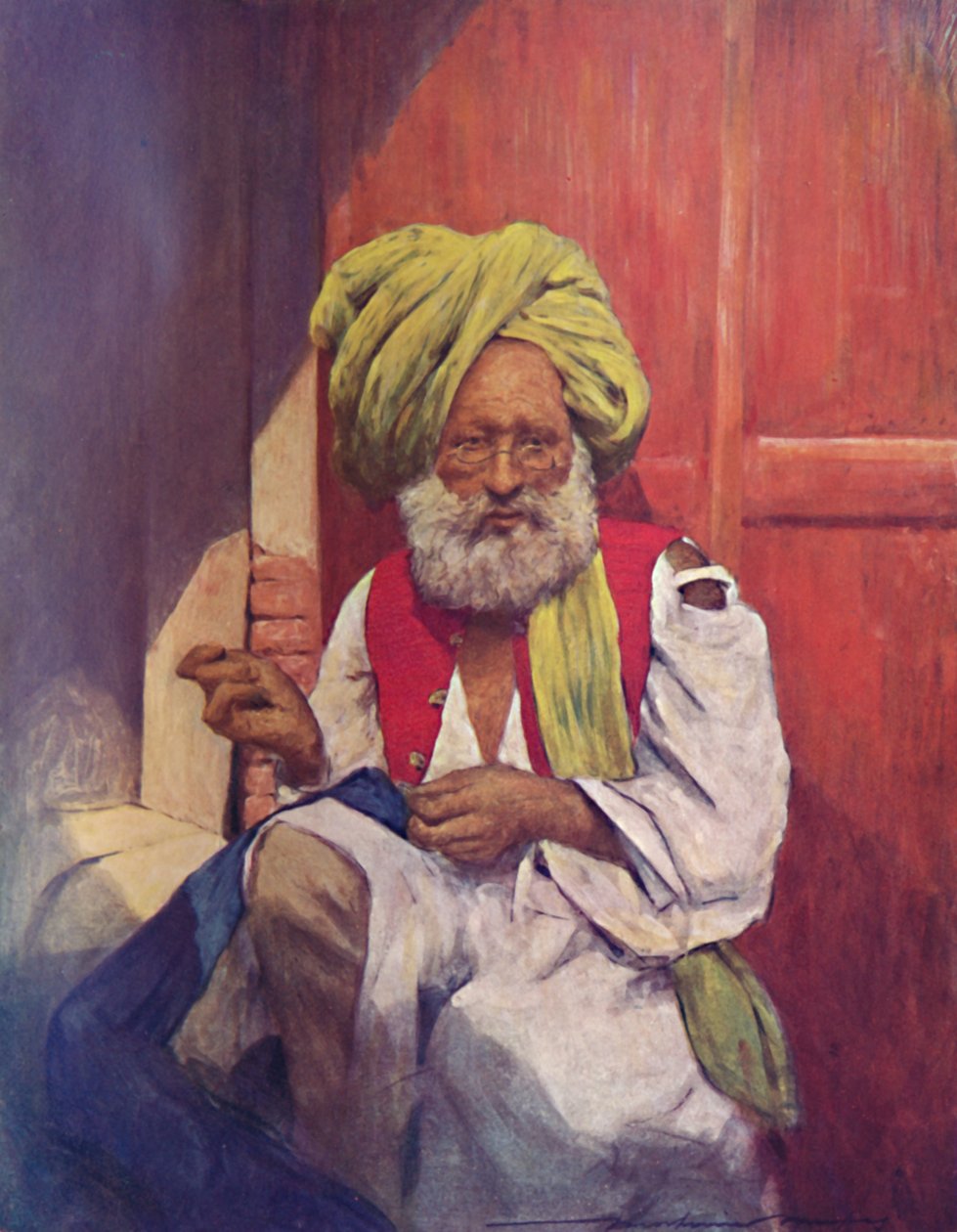 "Räätäli", 1903 tekijältä Mortimer L Menpes