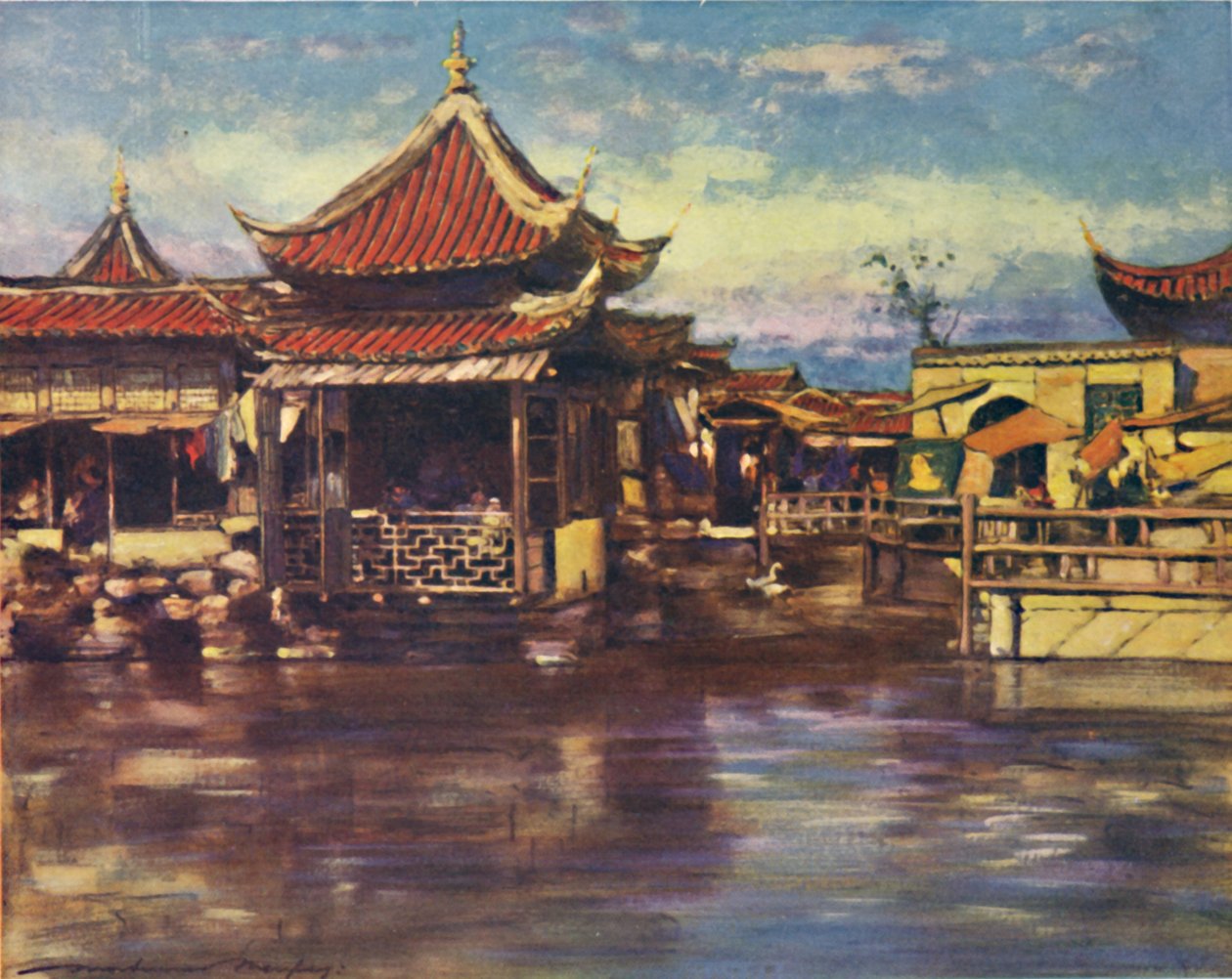 "Teetalo, Shanghai", 1903 tekijältä Mortimer L Menpes