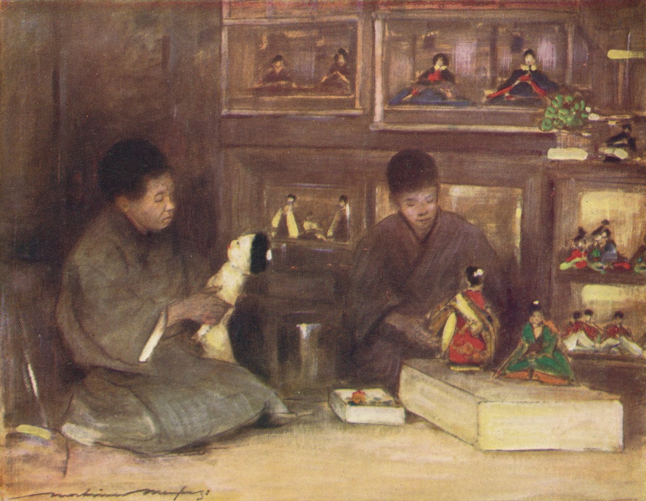 "A Toy-Shop", c1887, 1901 tekijältä Mortimer L Menpes