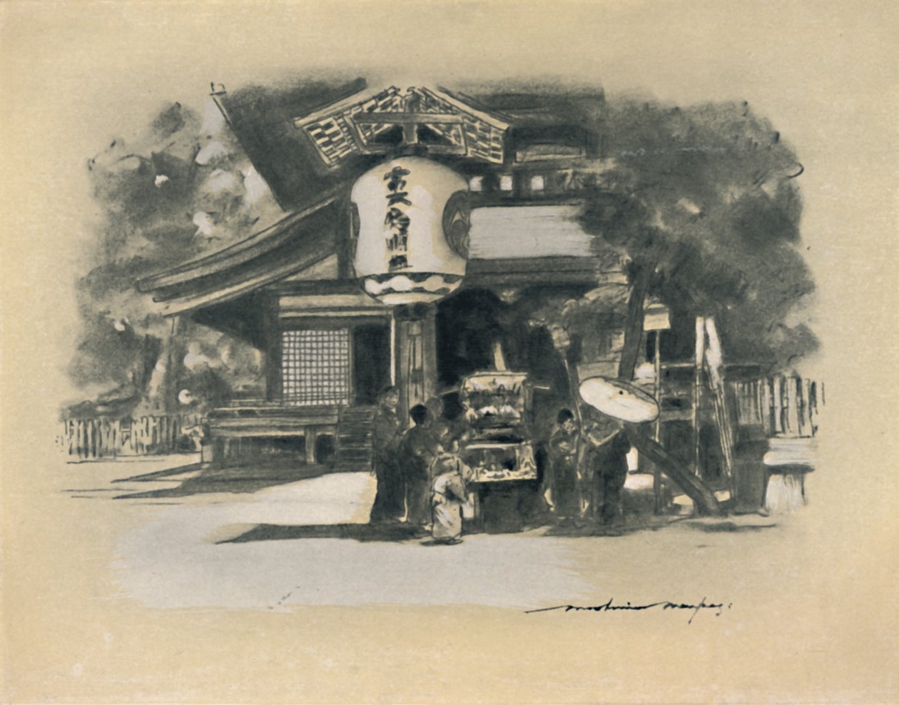"Kiotossa", 1903 tekijältä Mortimer L Menpes