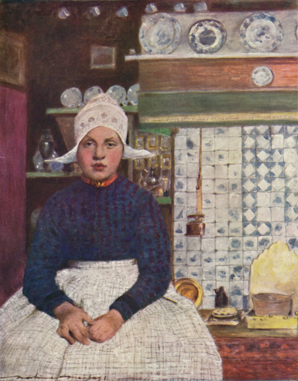 "Volendamissa", 1903 tekijältä Mortimer L Menpes