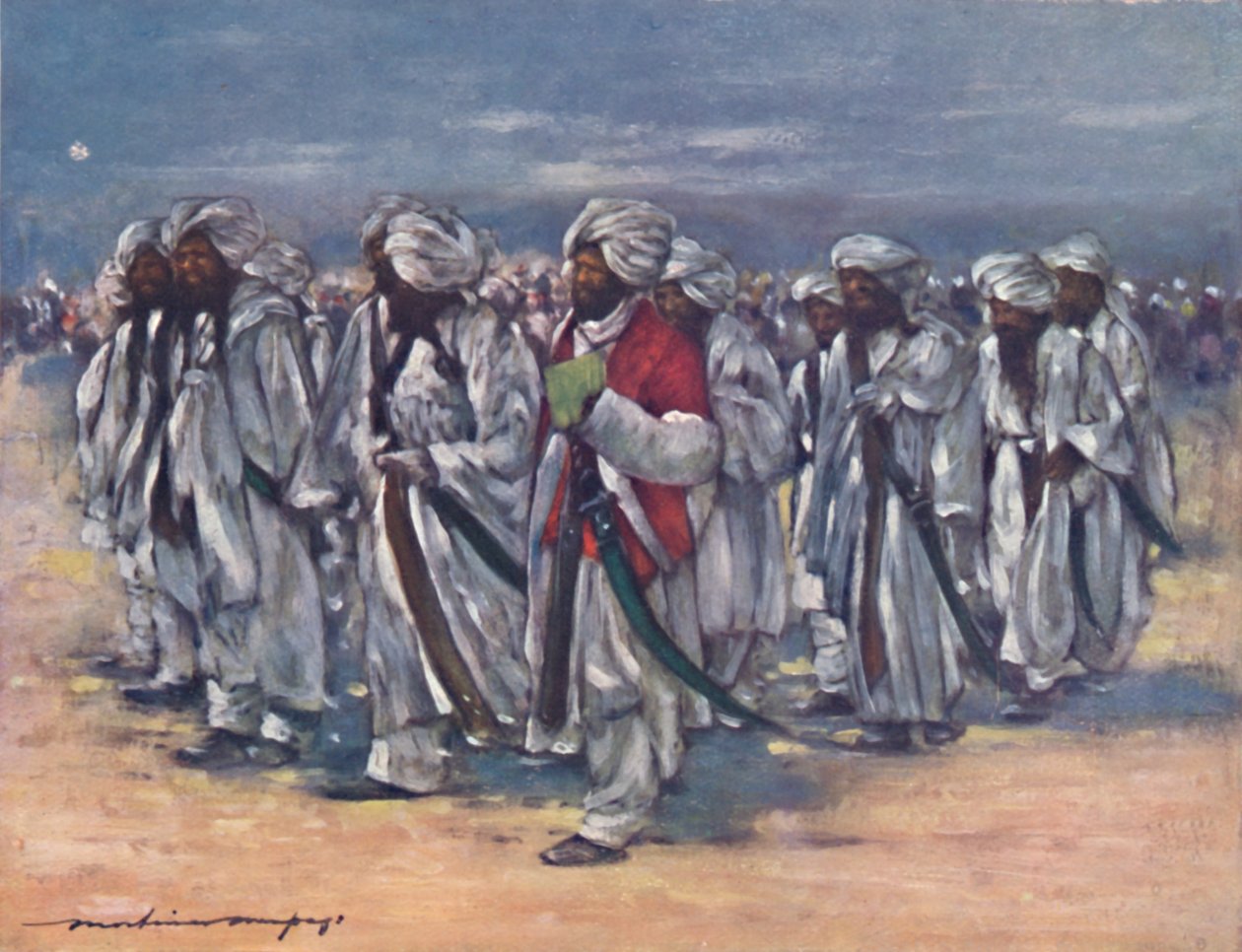 "Baluch Chiefs on Durbar Day", 1903 tekijältä Mortimer L Menpes