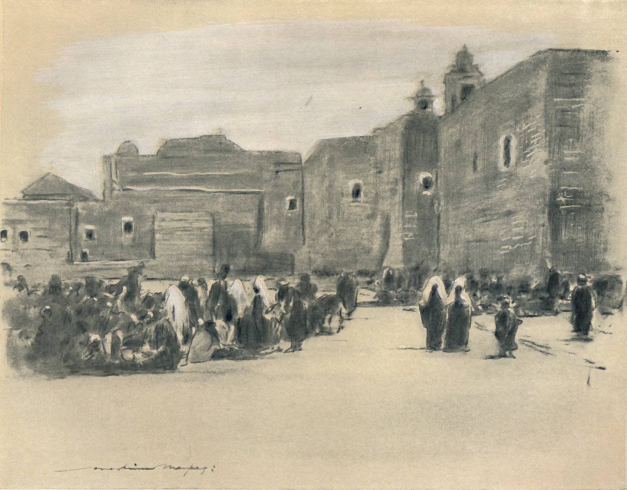 Betlehem, 1903 tekijältä Mortimer L Menpes