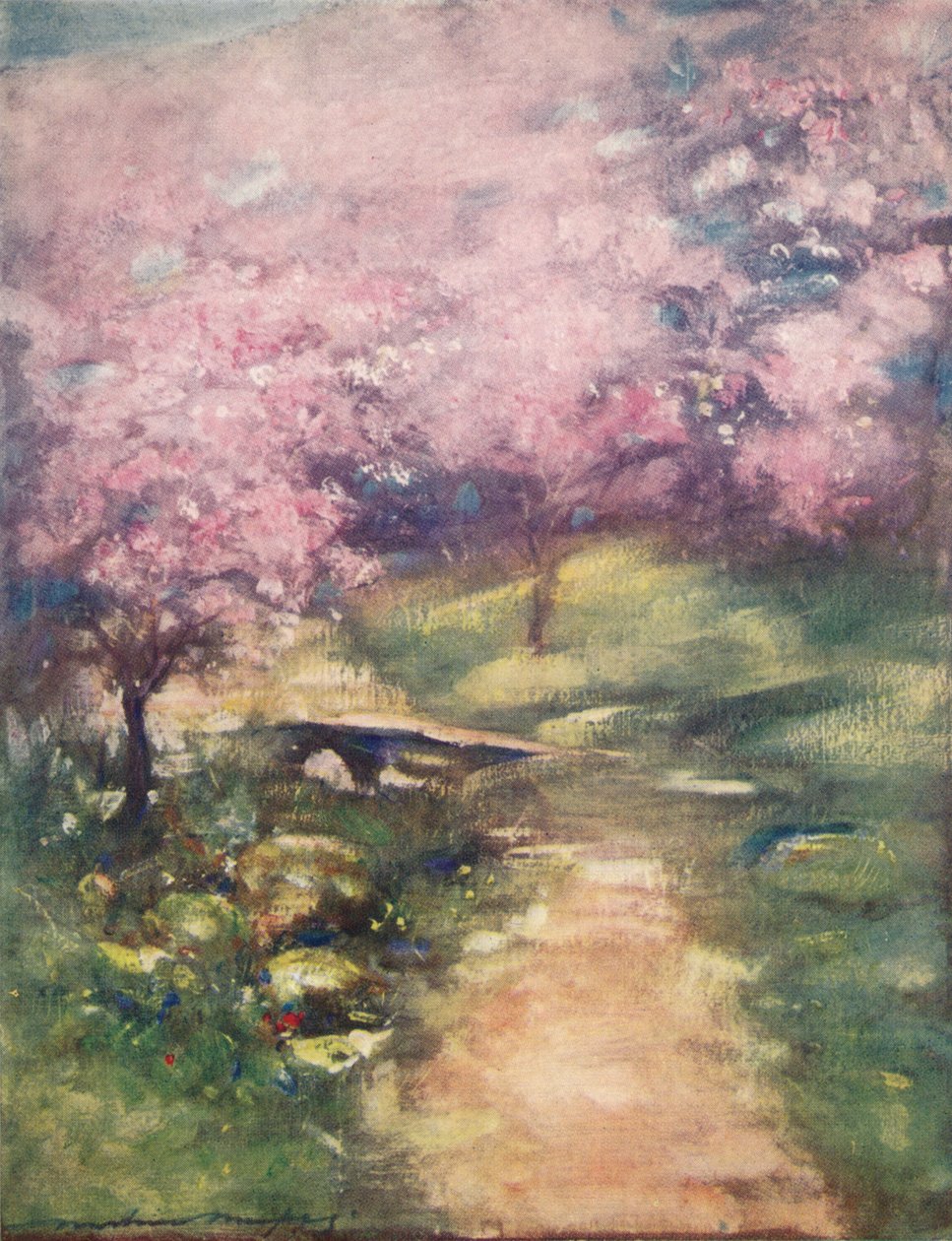 "Blossom of the Glen", c1887, 1901 tekijältä Mortimer L Menpes