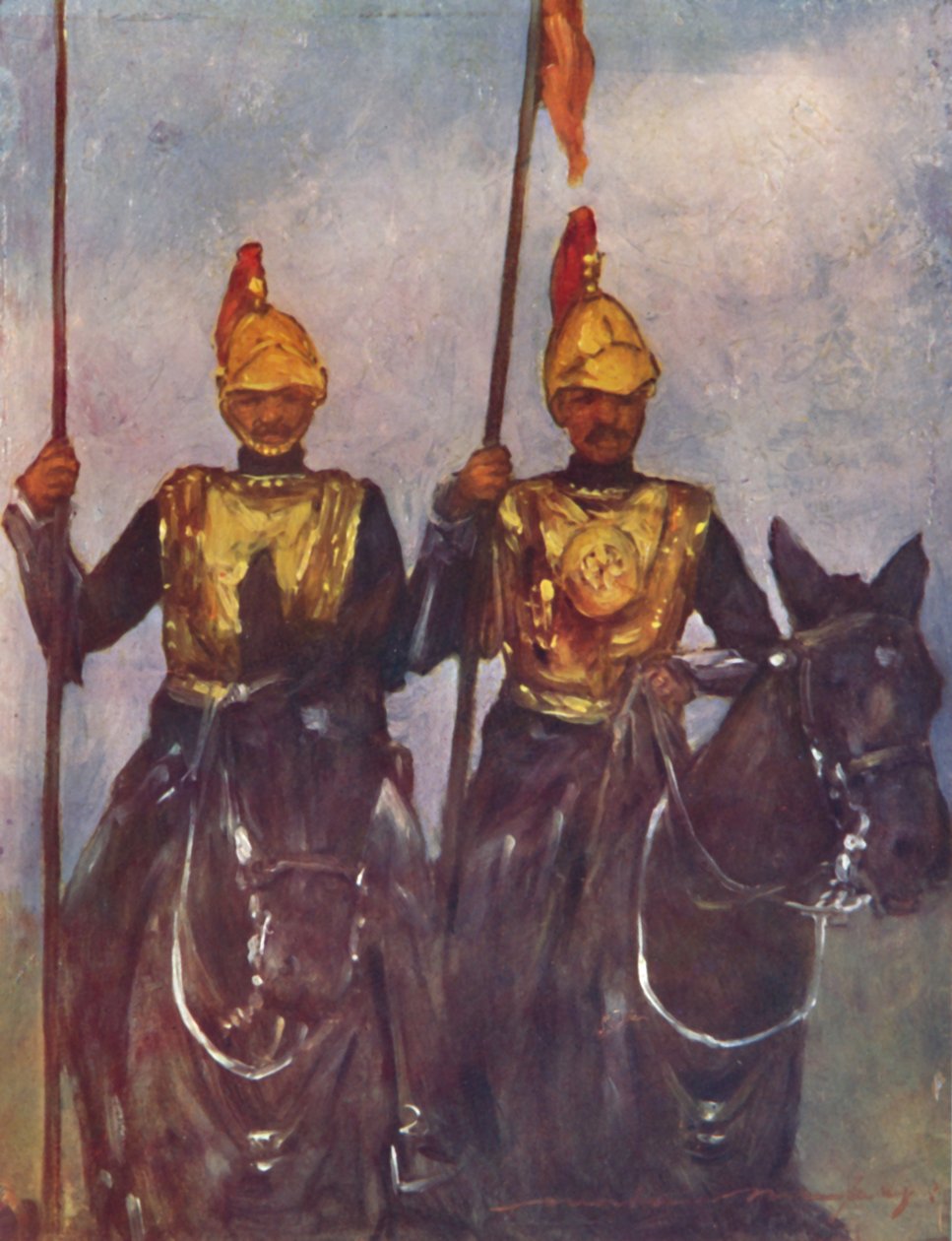 "Hänen korkeutensa Dogra Sowar Kashmirin henkivartija", 1903 tekijältä Mortimer L Menpes