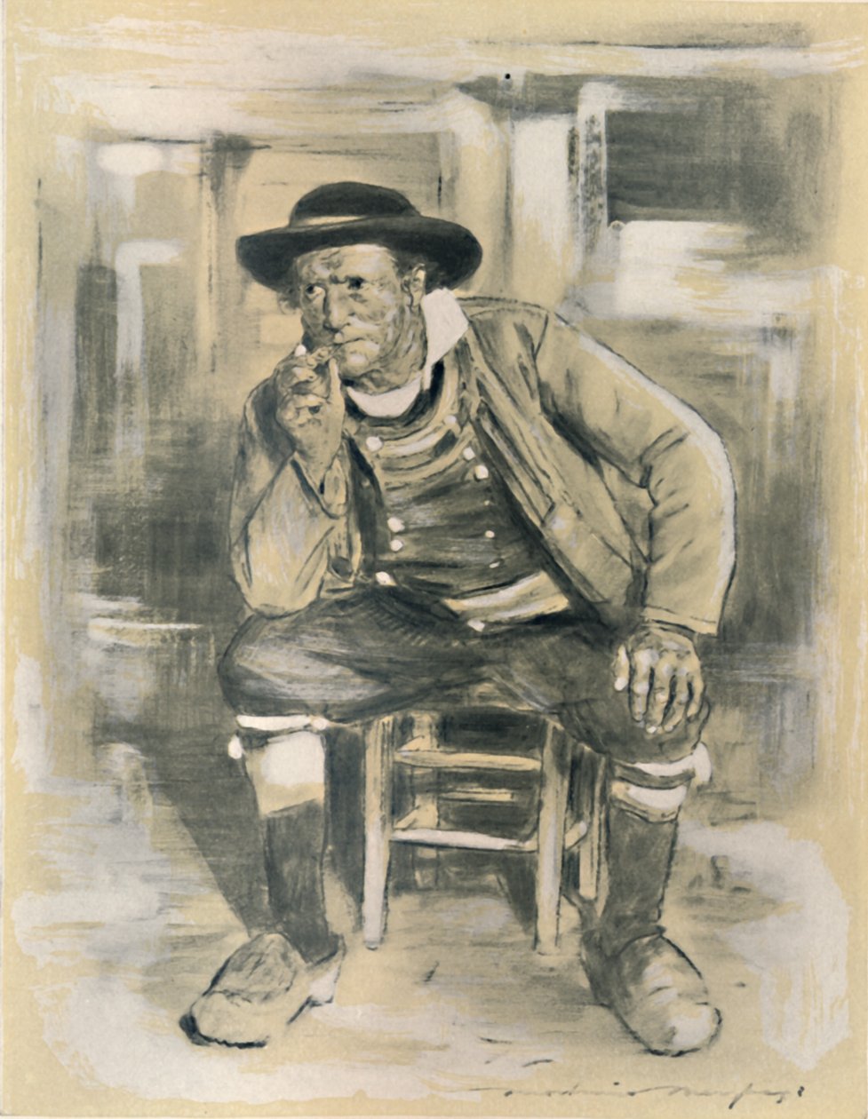 Breton talonpoika, 1903 tekijältä Mortimer L Menpes