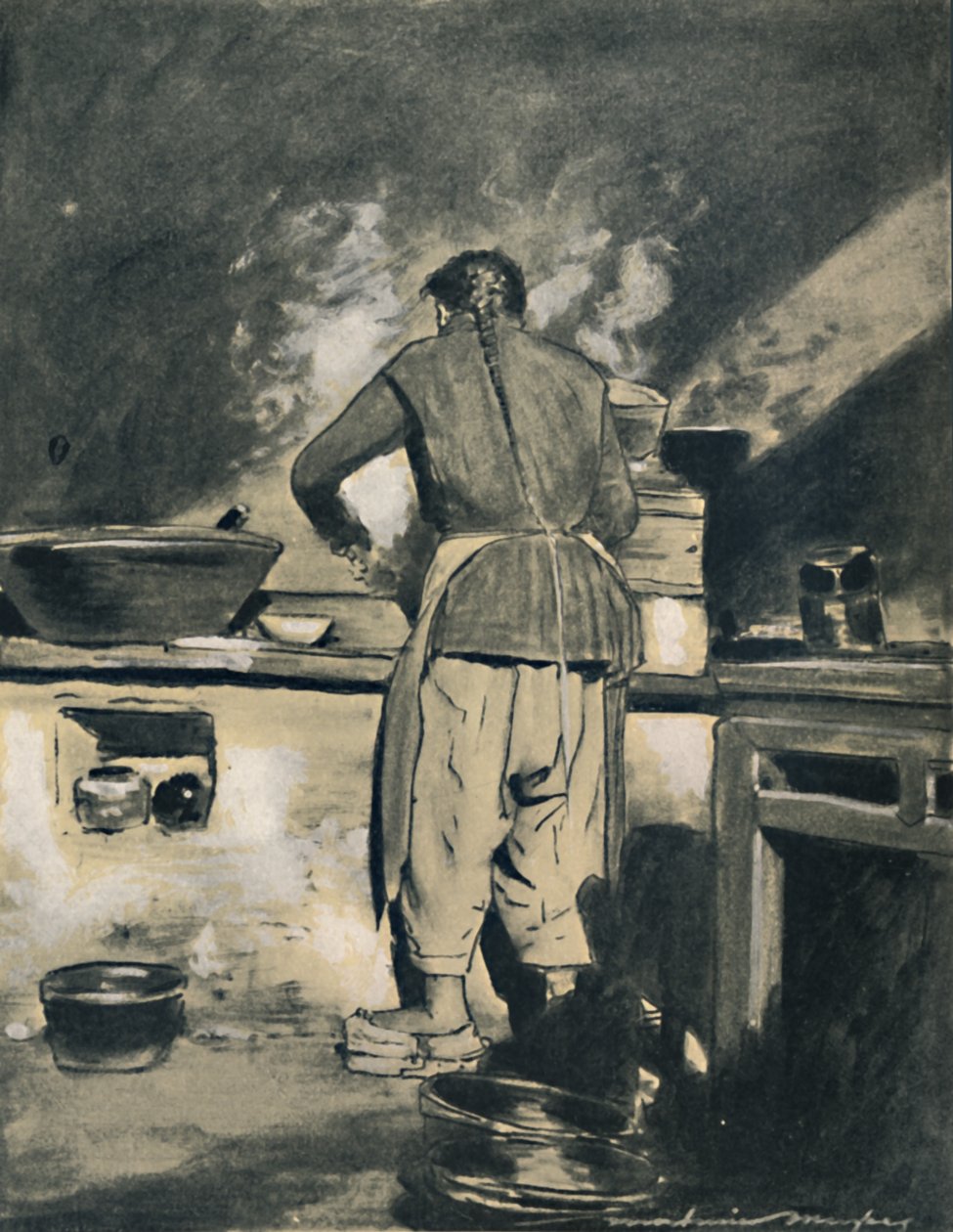 Kiinalainen kokki, 1903 tekijältä Mortimer L Menpes