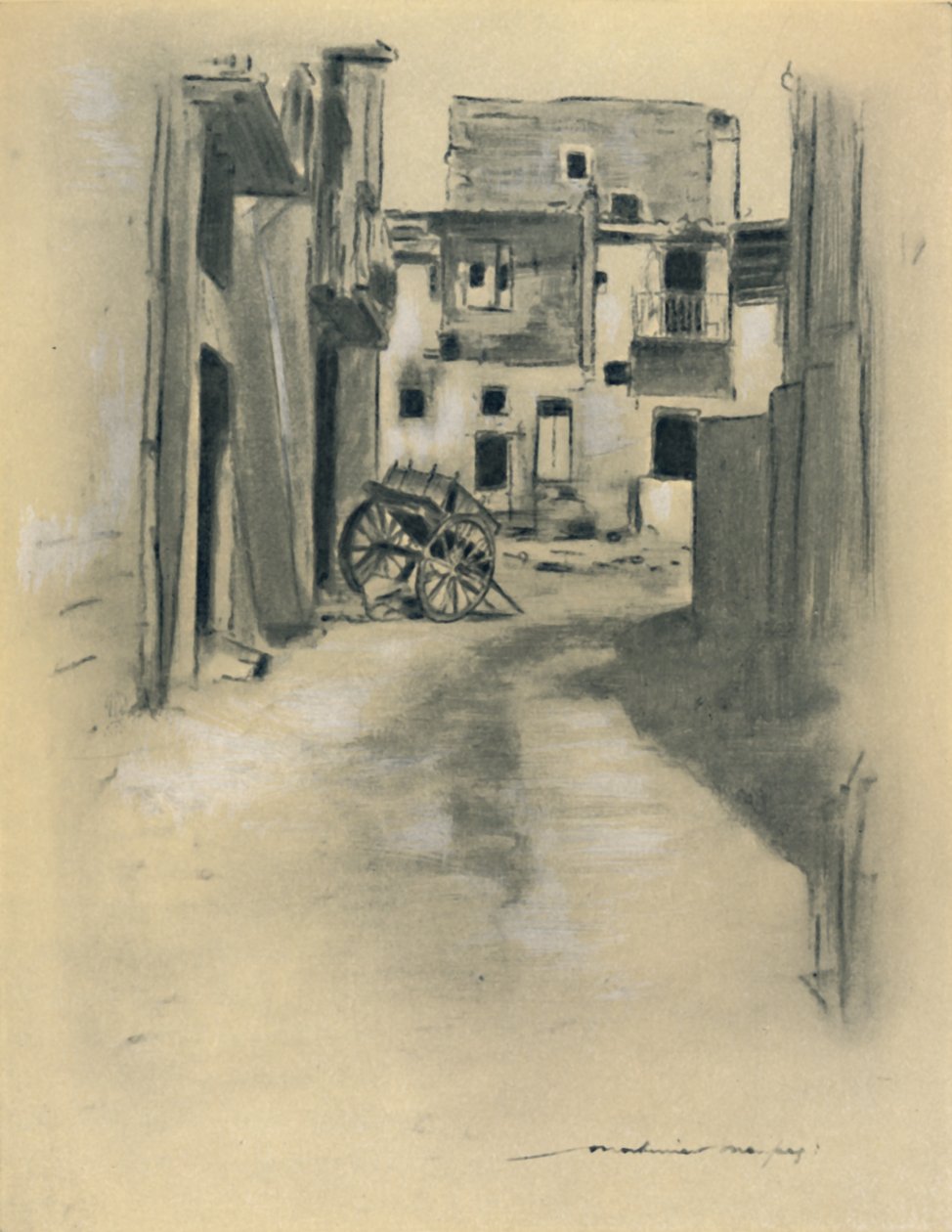 Autioidut talot, 1903 tekijältä Mortimer L Menpes