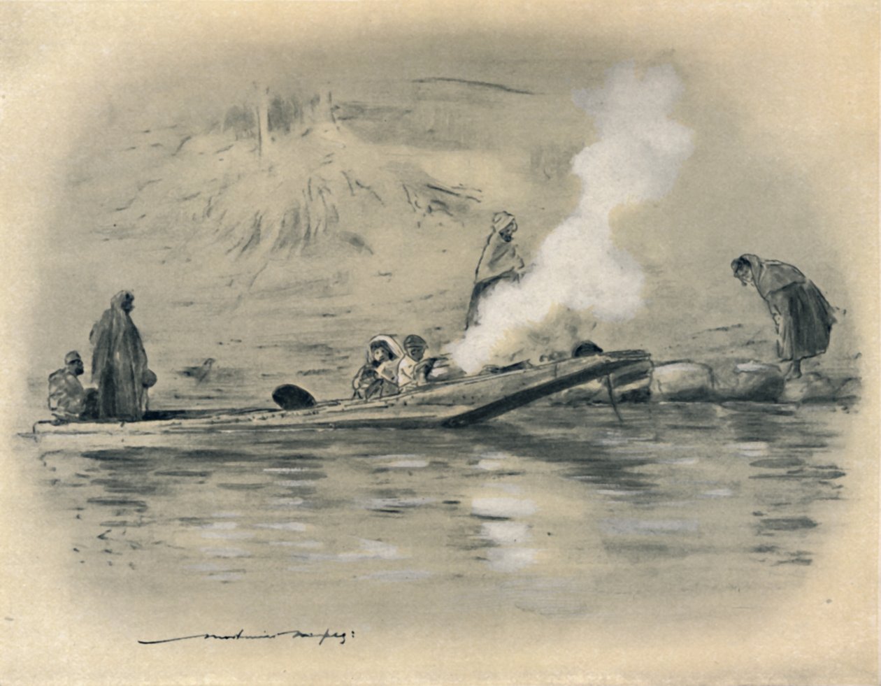 Nomadic-heimon perhe, 1903 tekijältä Mortimer L Menpes