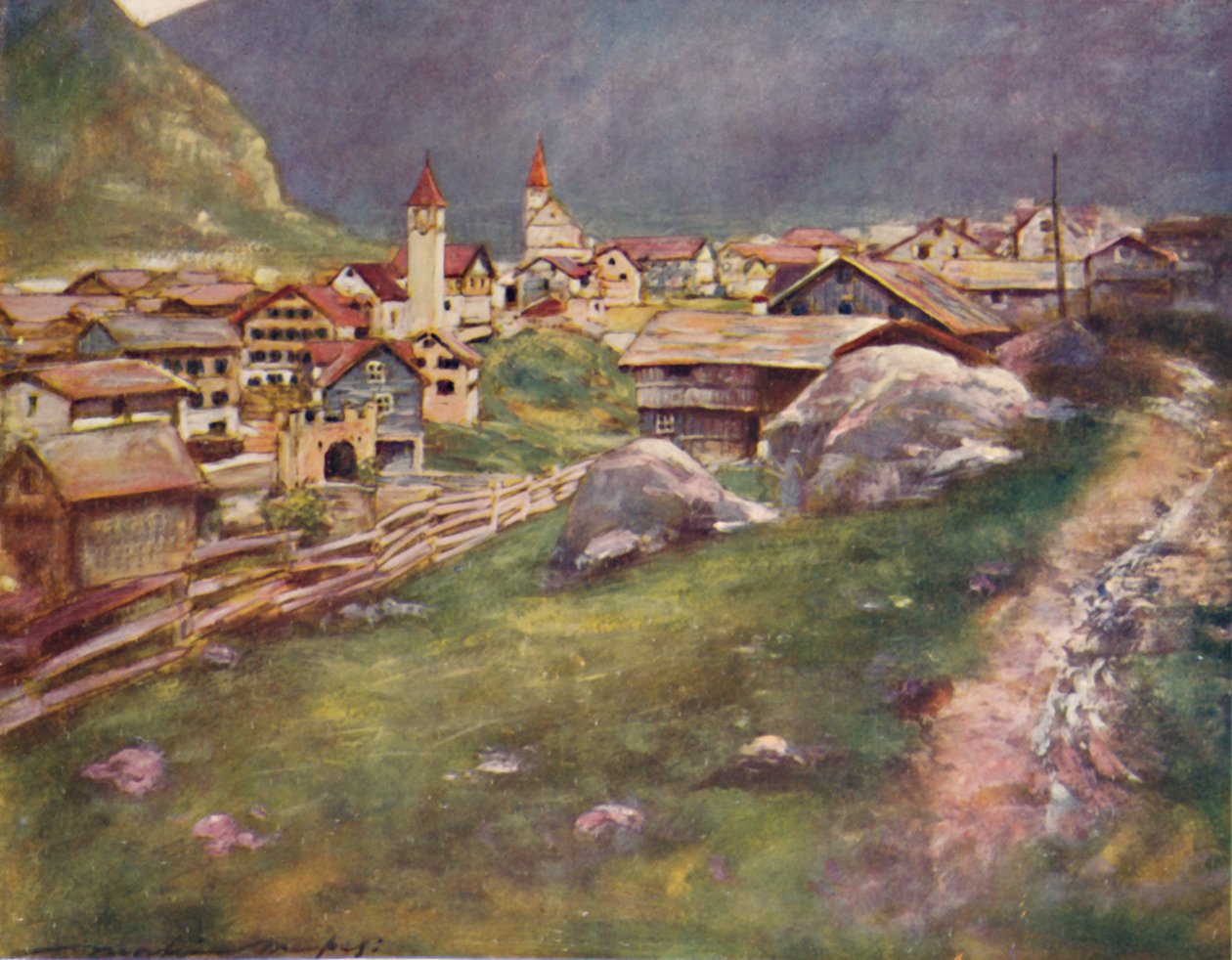 "Goeschenen", 1903 tekijältä Mortimer L Menpes