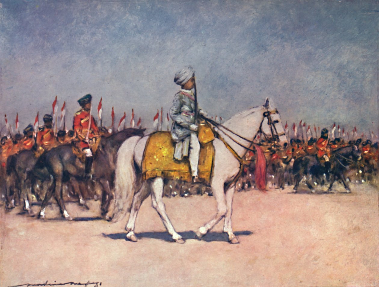 "Hänen korkeutensa Patialan Maharaja", 1903 tekijältä Mortimer L Menpes