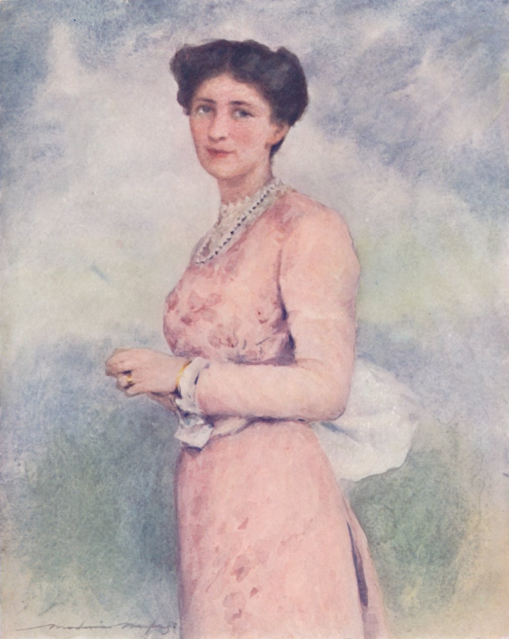 Lady Curzon, 1903 tekijältä Mortimer L Menpes
