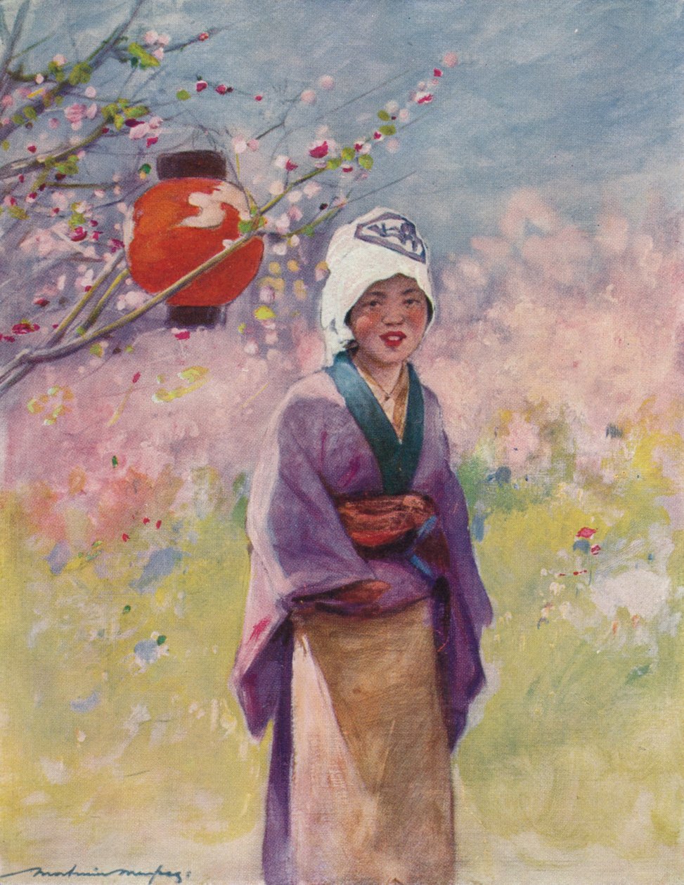 "Neiti Granaattiomena", c1887, 1901 tekijältä Mortimer L Menpes