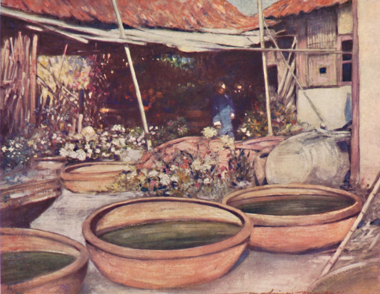 "Taimitarha", 1903 tekijältä Mortimer L Menpes
