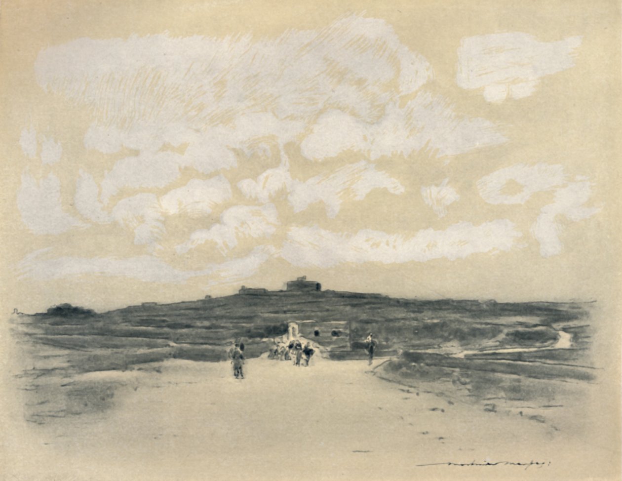 "Tiellä Betlehemiin", 1903 tekijältä Mortimer L Menpes
