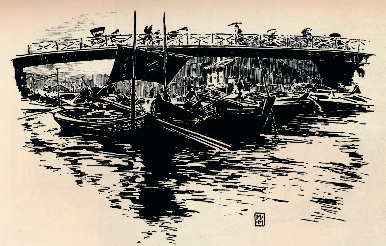 Osaka, Japani, c1900. tekijältä Mortimer L Menpes