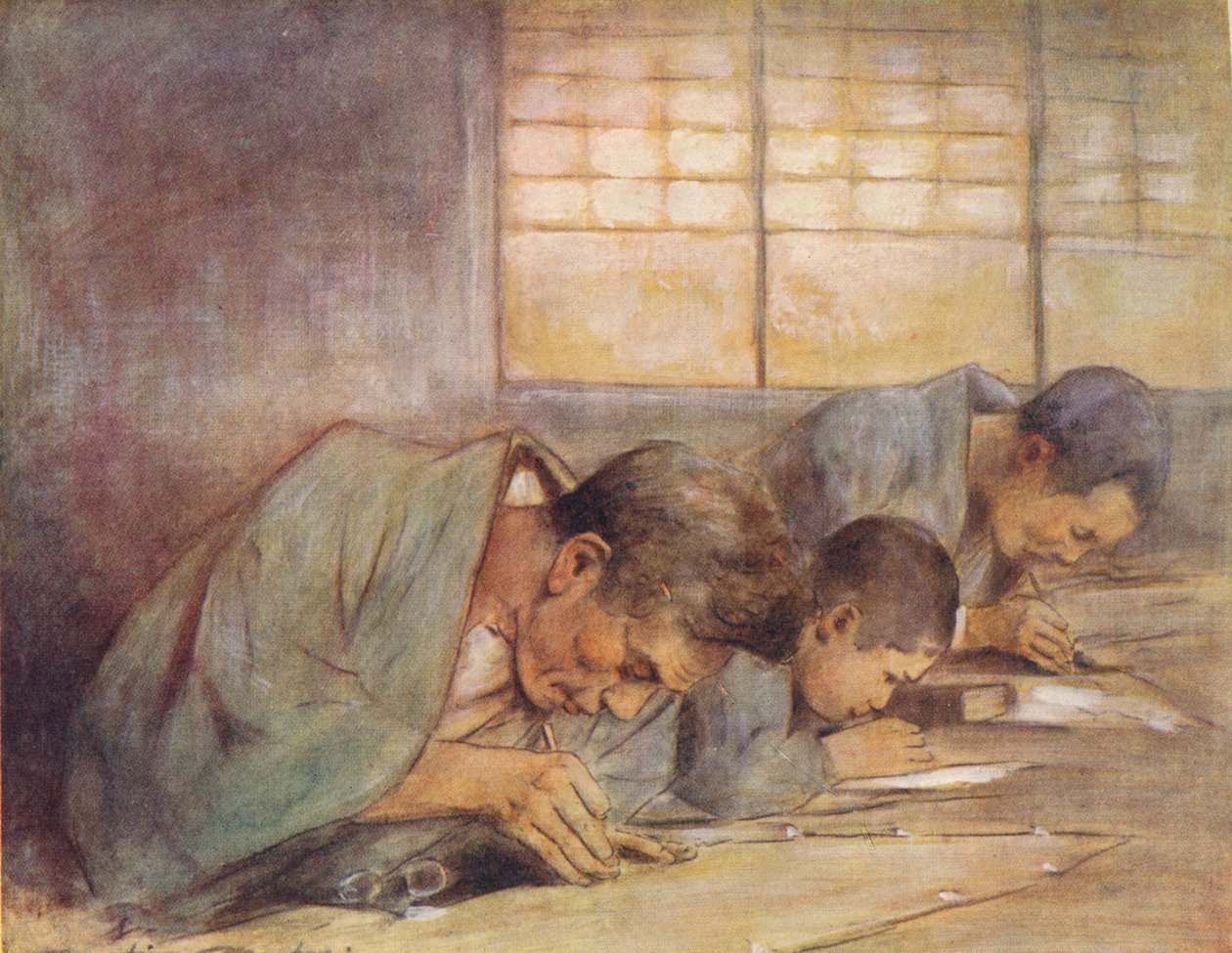 "Stencil-Makers", c1887, 1901 tekijältä Mortimer L Menpes