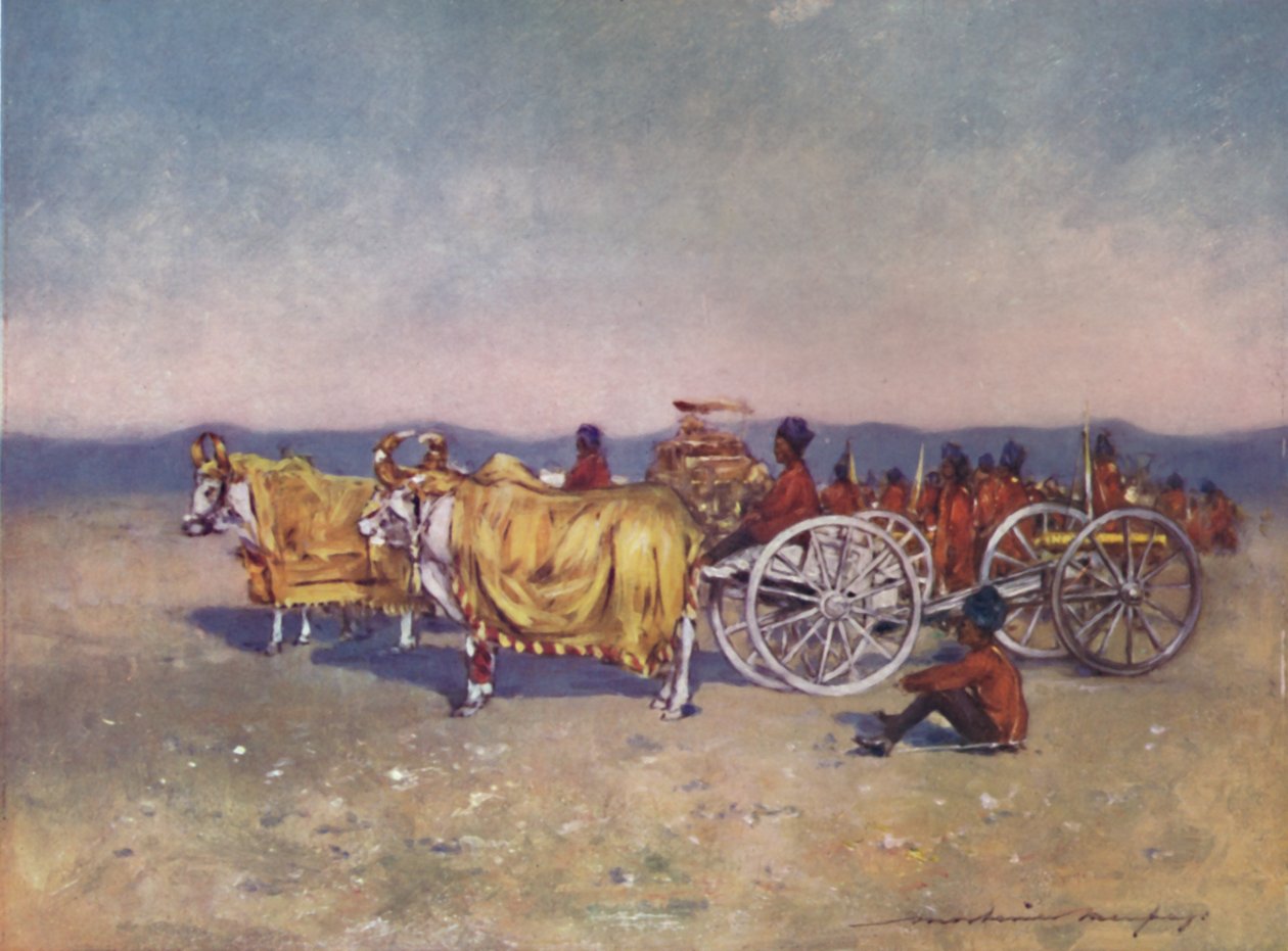 "Barodan kultaiset ja hopeiset tykit, 1903 tekijältä Mortimer L Menpes