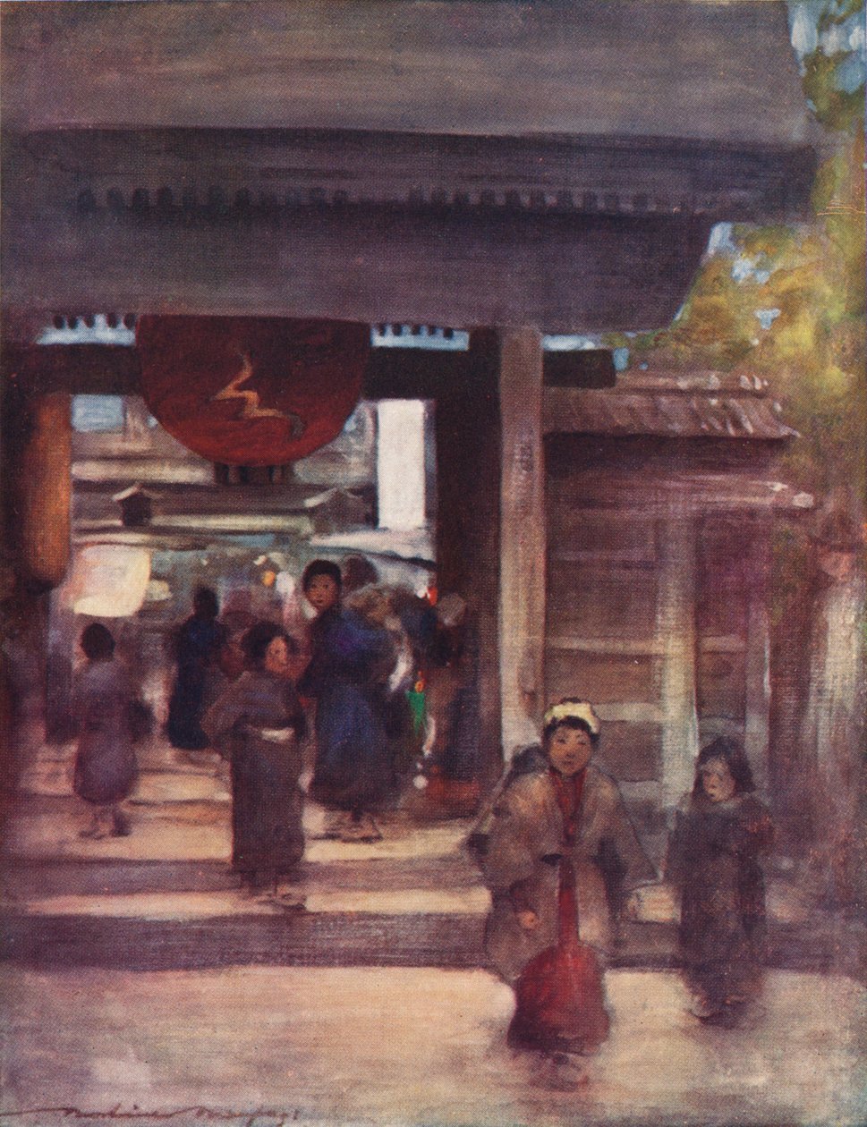 "Tie temppeliin", c1887, 1901 tekijältä Mortimer L Menpes