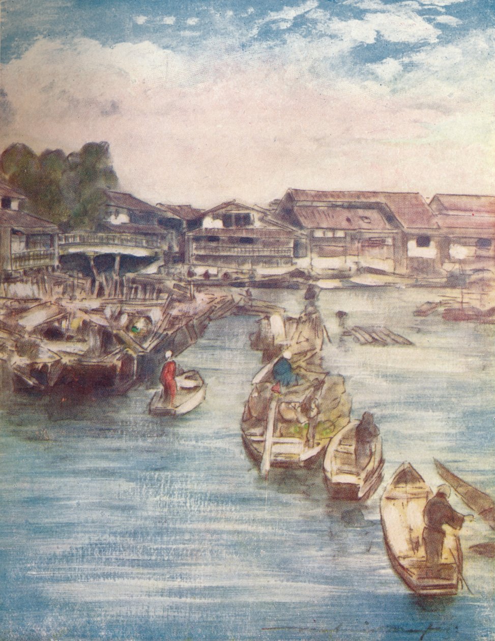 "Japanin Venetsia", c1887, 1901 tekijältä Mortimer L Menpes