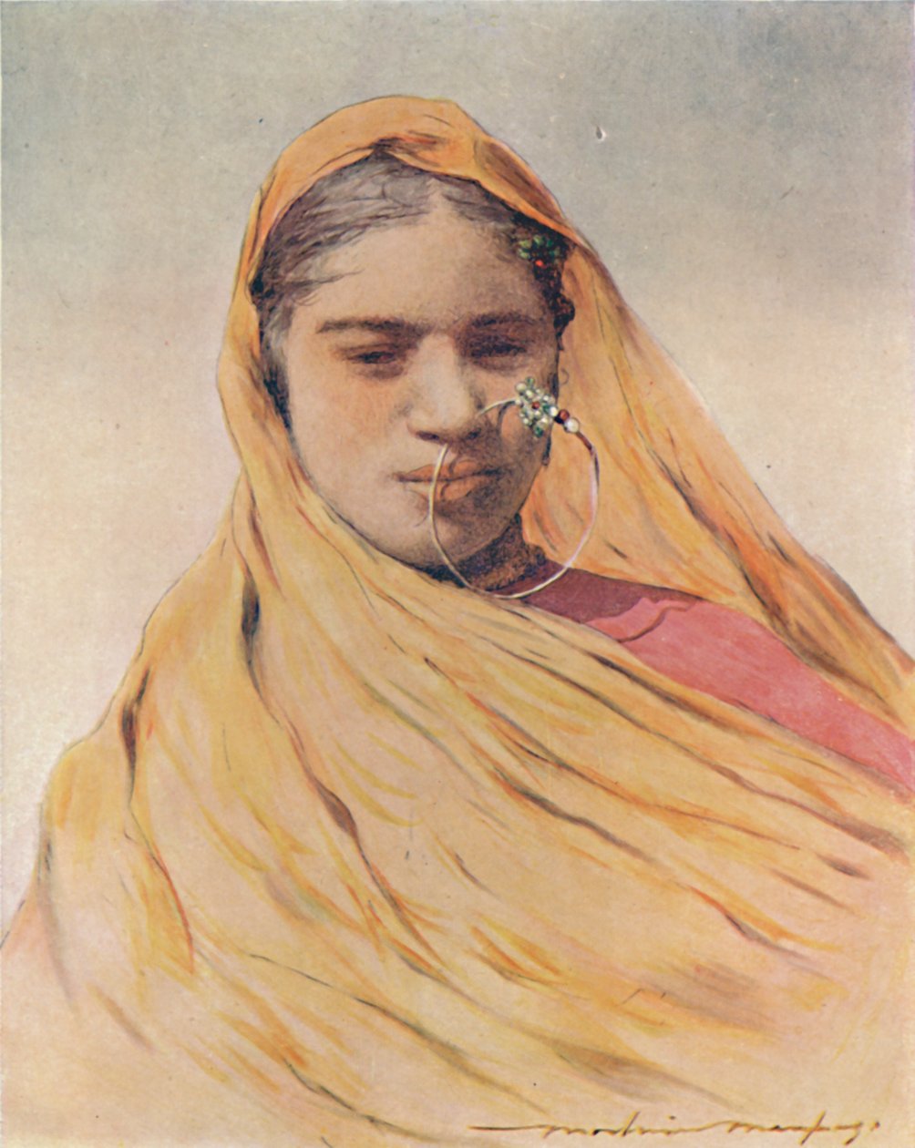 Alkuperäinen morsian, 1905 tekijältä Mortimer Ludington Menpes