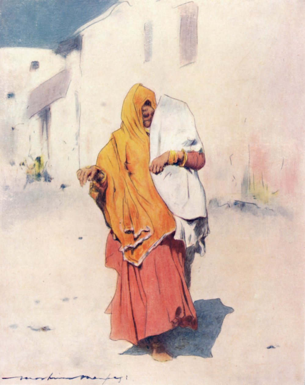 Nainen Jeyporesta, 1905 tekijältä Mortimer Ludington Menpes