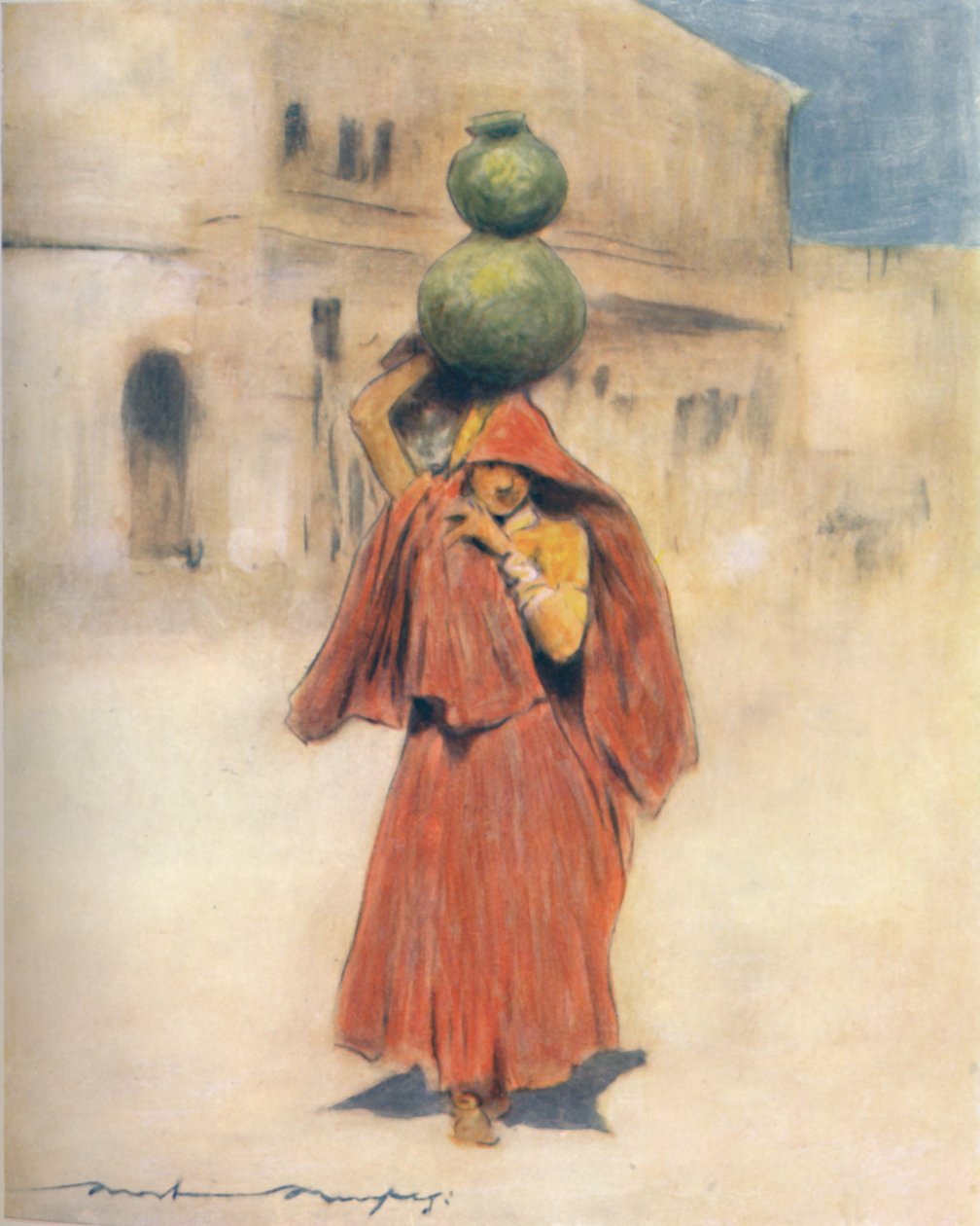 Vedenkuljetin, 1905 tekijältä Mortimer Ludington Menpes