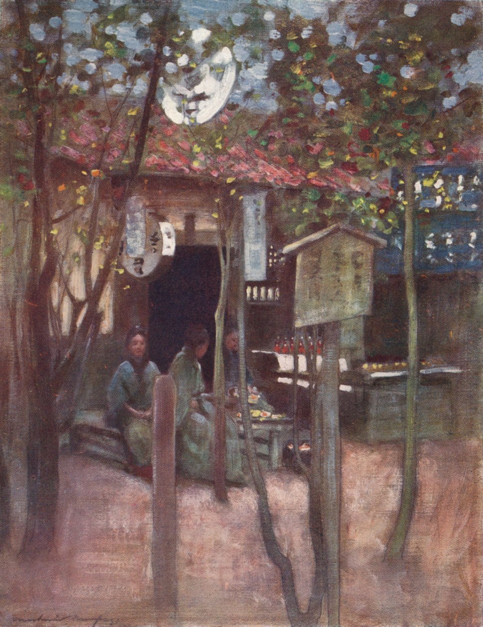 Teen kukka, c1887, 1901 tekijältä Mortimer Ludington Menpes